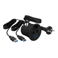 RaidSonic ICY BOX IB-HUB2201 - hub - 2 ports Raidsonic - 1