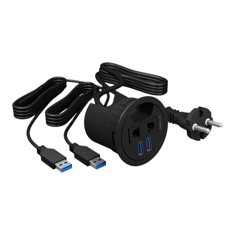 RaidSonic ICY BOX IB-HUB2201 - hub - 2 ports Raidsonic - 1