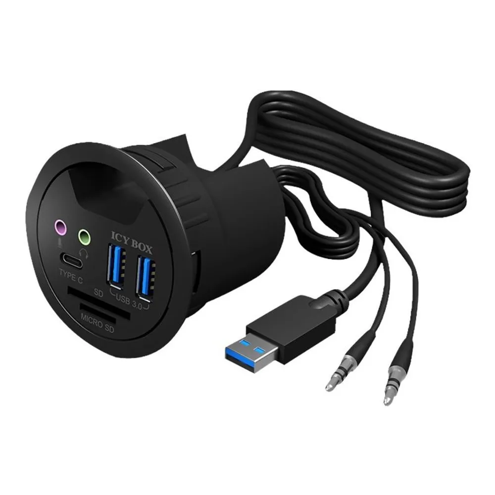 RaidSonic ICY BOX IB-HUB1404A - hub - 3 ports Raidsonic - 1