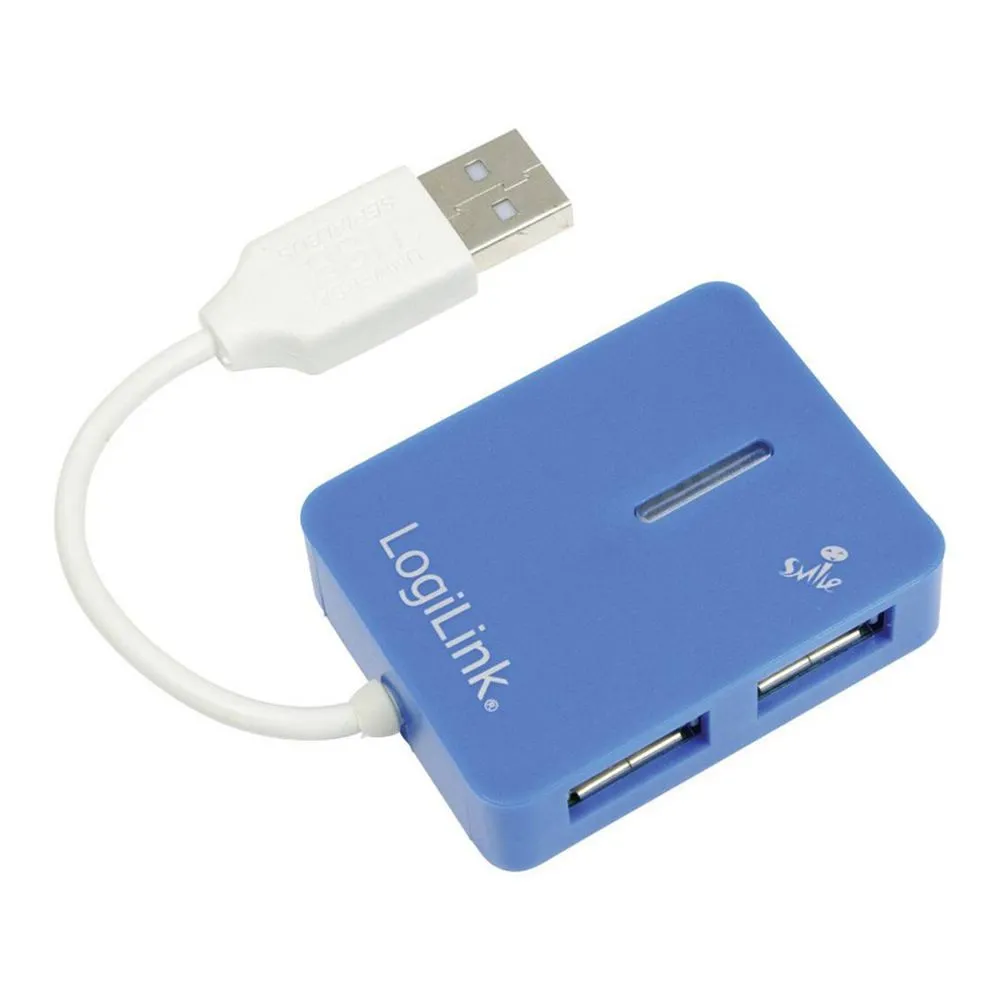 LogiLink Smile USB2.0 4-Port Hub - hub - 4 ports Logilink - 1