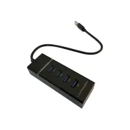 LC Power LC-HUB-U3-4 - hub - 4 ports Lc-power - 1