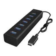 ICY BOX IB-HUB1700-C3 - hub - 7 ports Raidsonic - 1