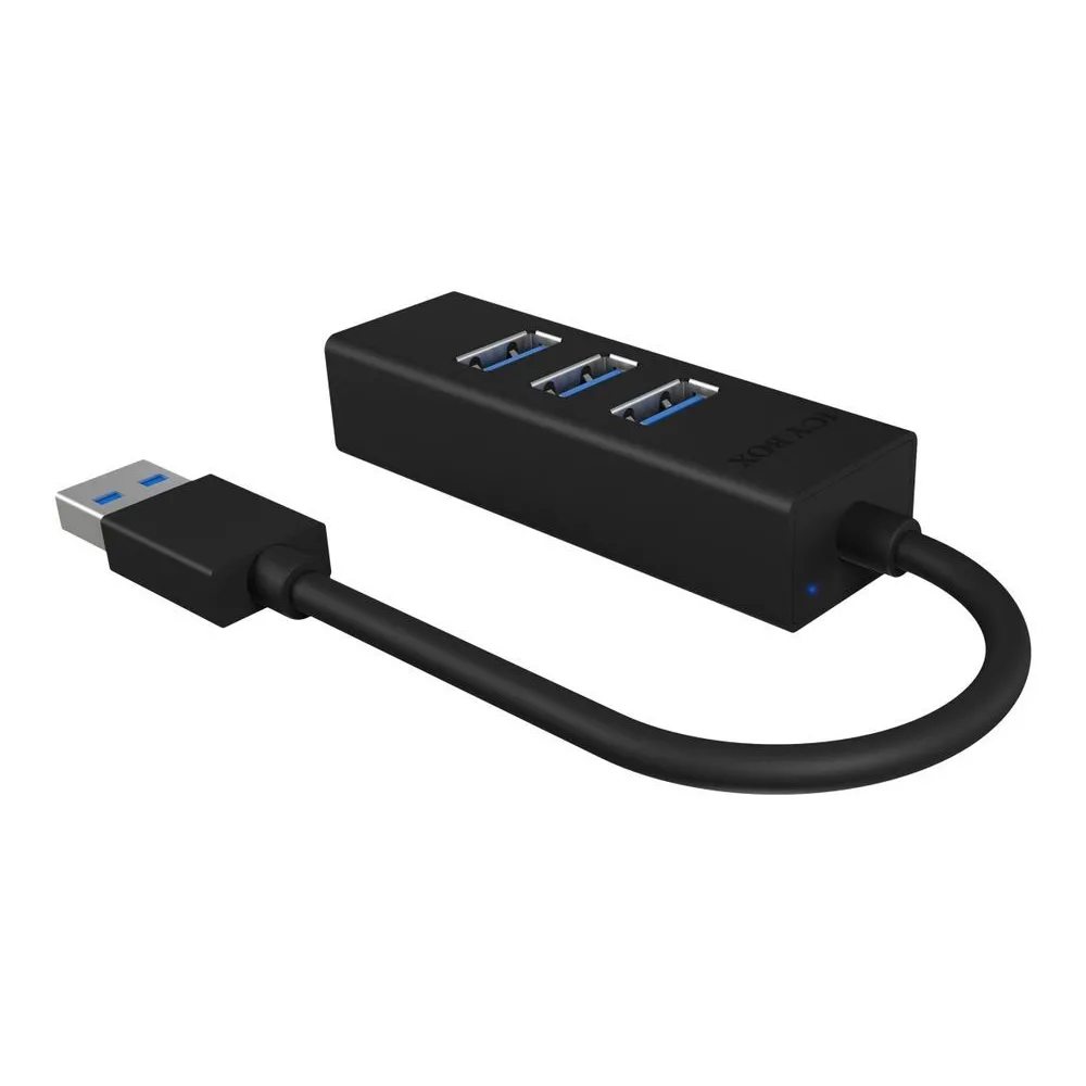 RaidSonic ICY BOX IB-HUB1419-U3 - hub - 4 ports Raidsonic - 1