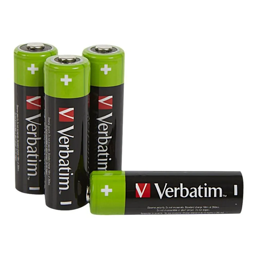 Verbatim Premium battery - 4 x AA / HR6 - NiMH Verbatim - 1