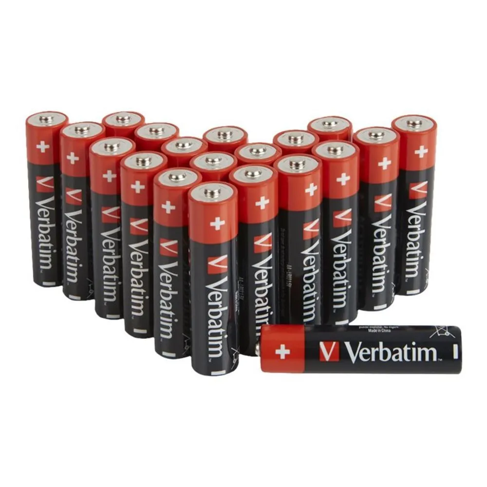 Verbatim battery - 20 x AA / LR06 - alkaline Verbatim - 1