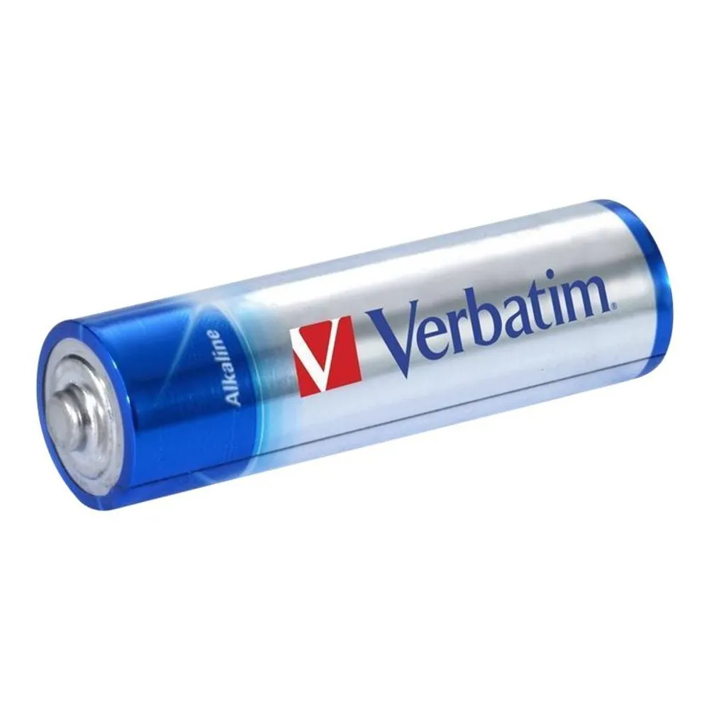Verbatim battery - 4 x AA type - alkaline Verbatim - 1