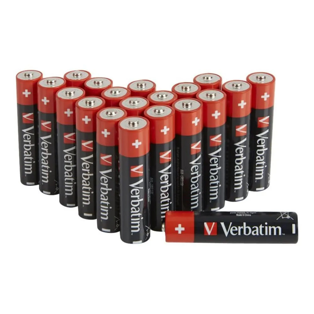 Verbatim battery - 20 x AAA / LR03 - alkaline Verbatim - 1