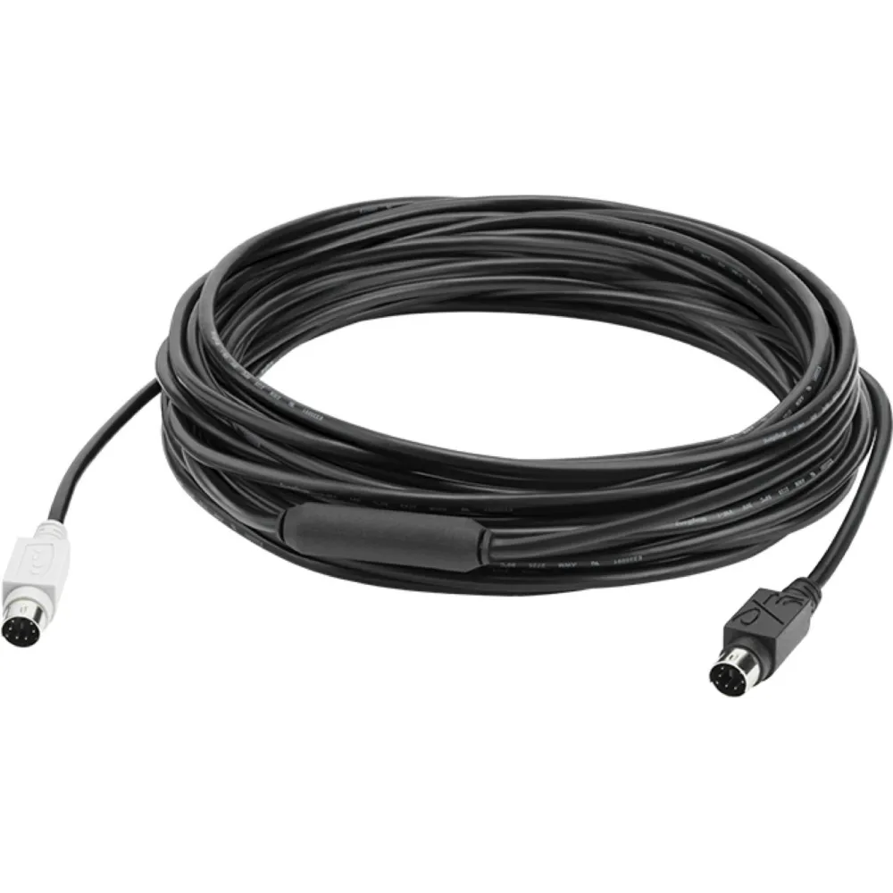 Logitech GROUP 10m Extender Cable cabluri PS/2 6-p Mini-DIN Negru Logitech - 1