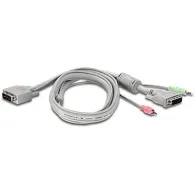 Switch kvm trendnet control 2 pc la 1 kvm conector tip usb (m) x 2 | dvi (m) | 3.5 mm jack (m) | 3.5 mm mini jack tk-204uk (incl