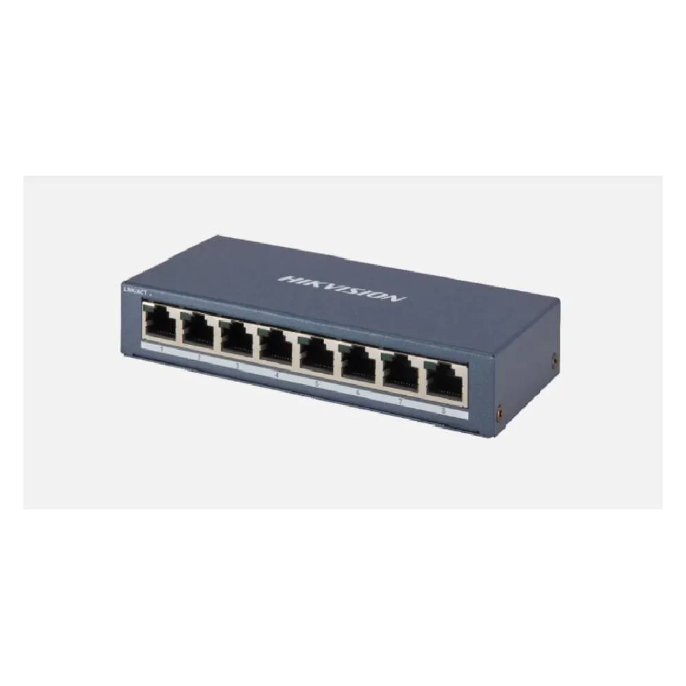 Switch gigabit 8porturi unmanaged ds-3e0508-e(b) (include tv 1.5 lei) Hikvision - 1