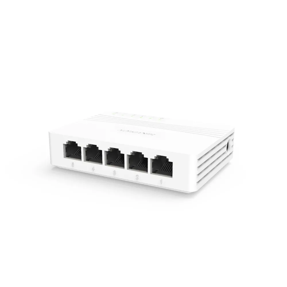 Switch gigabit 5 porturi unmanaged ds-3e0505d-e (include tv 1.5 lei) Hikvision - 1