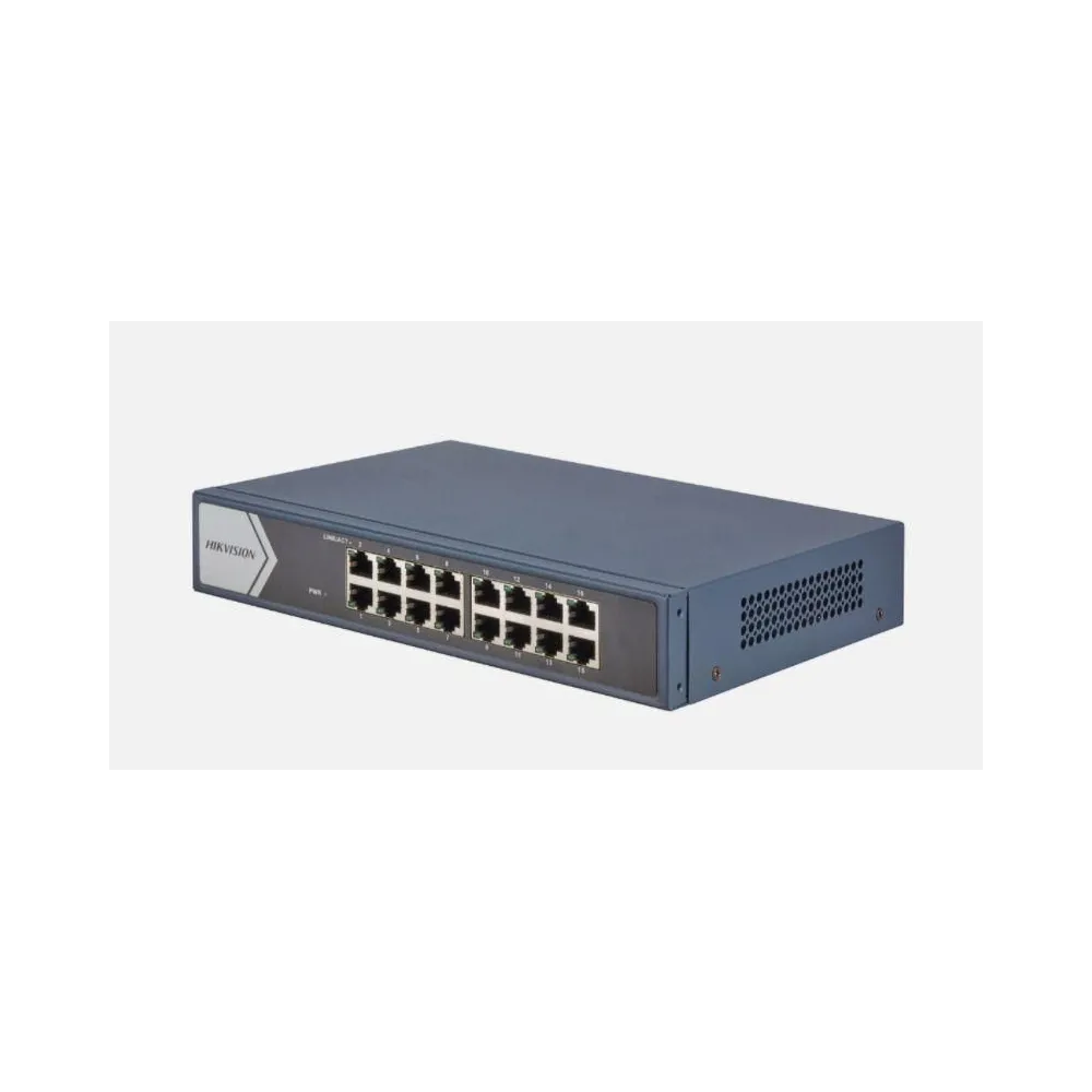 Switch gigabit 16porturi unmanaged ds-3e0516-e(b) (include tv 1.5 lei) Hikvision - 1