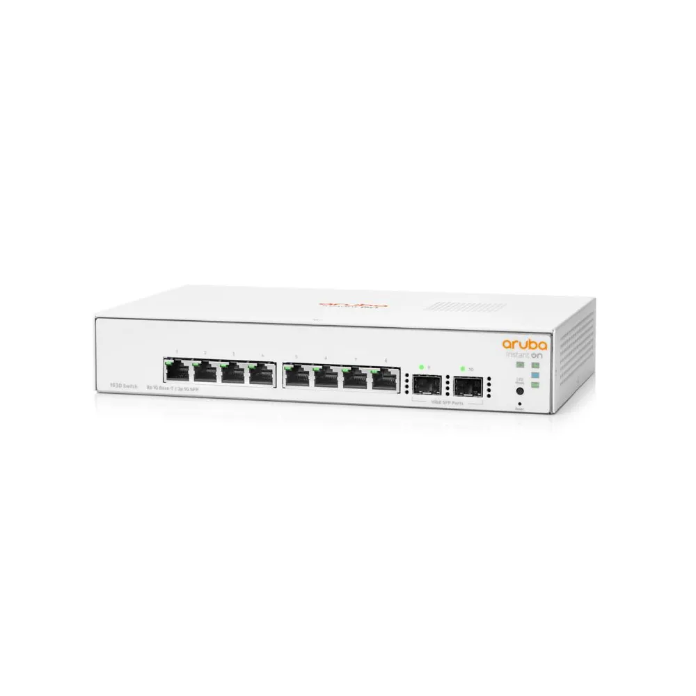 Aruba instant on 1930 8g 2sfp switch jl680a (include tv 1.5 lei) Hp - 1