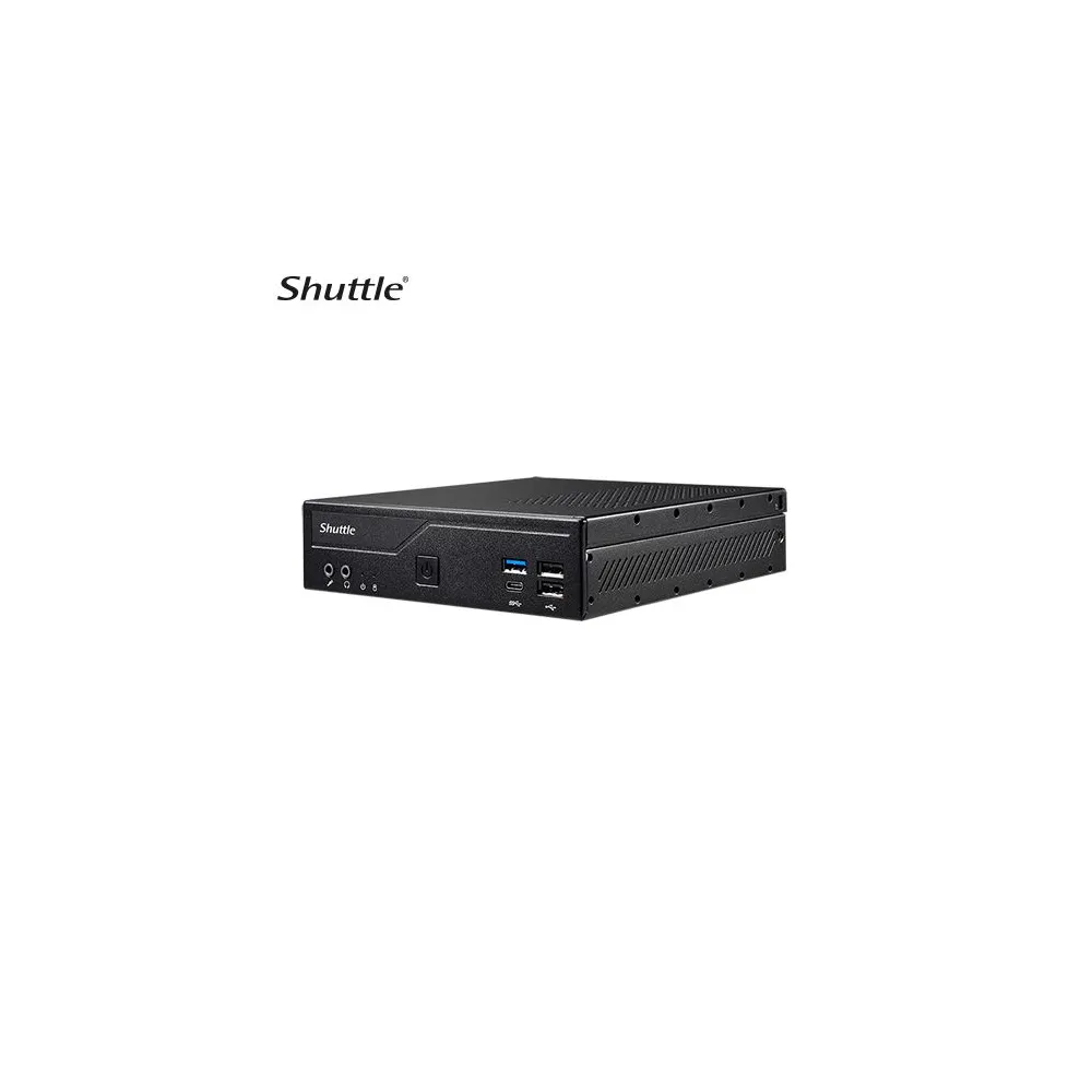 Shuttle DH610S computere personale (PC)/stații de lucru Slim PC DDR4-SDRAM HDD+SSD Mini PC Negru Shuttle - 1