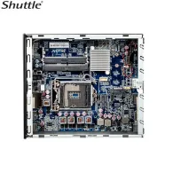 Shuttle DH610S computere personale (PC)/stații de lucru Slim PC DDR4-SDRAM HDD+SSD Mini PC Negru Shuttle - 3