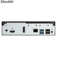 Shuttle DH610S computere personale (PC)/stații de lucru Slim PC DDR4-SDRAM HDD+SSD Mini PC Negru Shuttle - 7