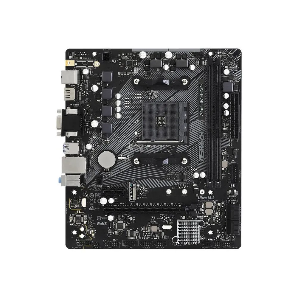 ASRock A520M-HVS - motherboard - micro ATX - Socket AM4 - AMD A520 Asrock - 1