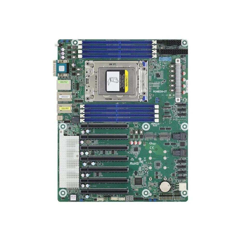 ASRock Rack ROMED8-2T - motherboard - ATX - Socket SP3 Asrock - 1