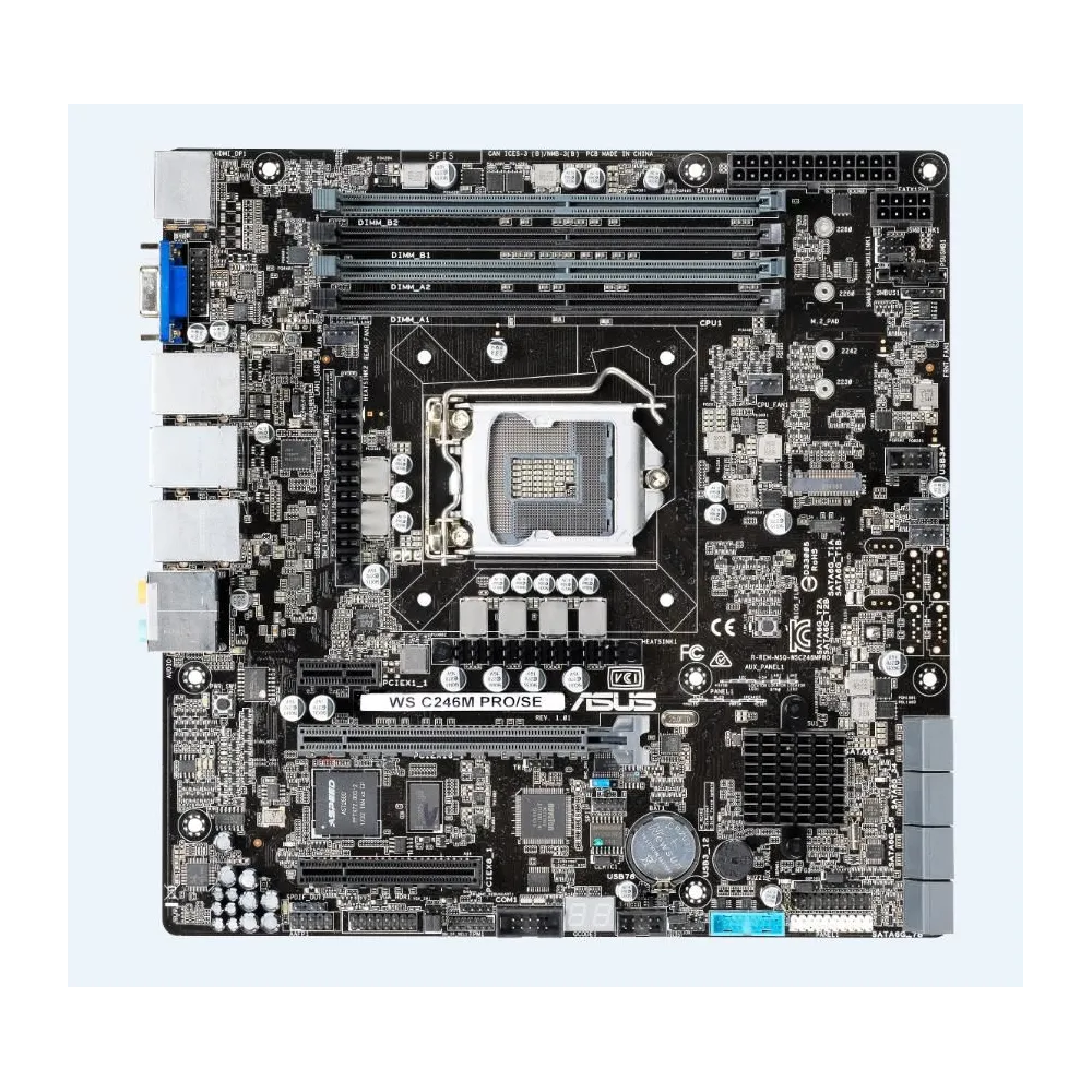 Placa de baza server Asus WS C246M PRO/SE, Intel C246, socket 1151, mATX Asus - 1