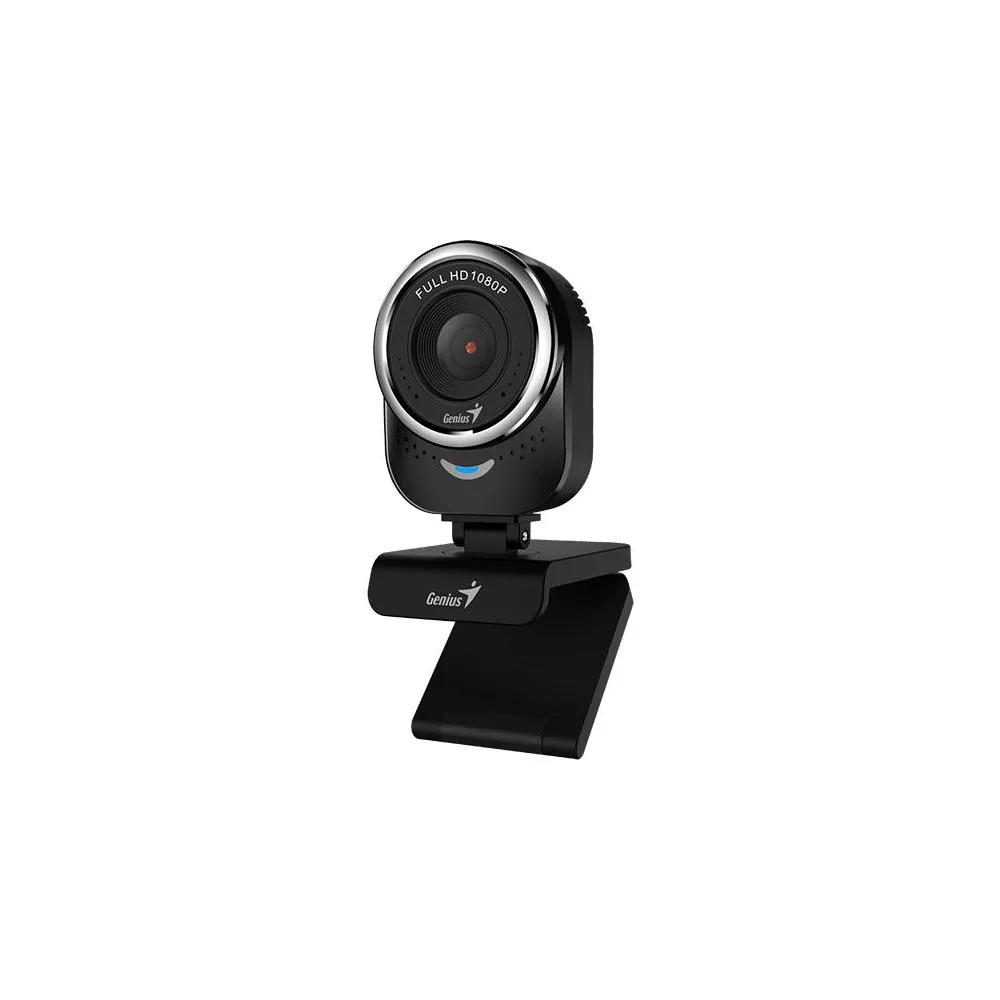 Camera web genius  senzor 1080p full-hd cu rezolutie video 1920x1080 qcam 6000 microfon black 32200002407  (include tv 0.15 l Ge