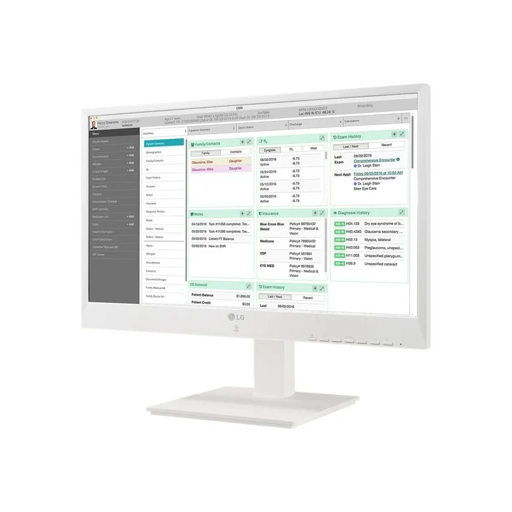 LG ThinClient Display 24CN670W-AP - 60.47 cm (23.8) - Intel Celeron J4105 - White Lg - 1