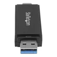 StarTech.com SDMSDRWU3AC cititoare de carduri USB 3.2 Gen 1 (3.1 Gen 1) Type-A/Type-C Negru StarTech.com - 4