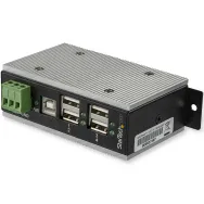 StarTech.com HB20A4AME hub-uri de interfață USB 2.0 Type-B 480 Mbit/s Negru StarTech.com - 1