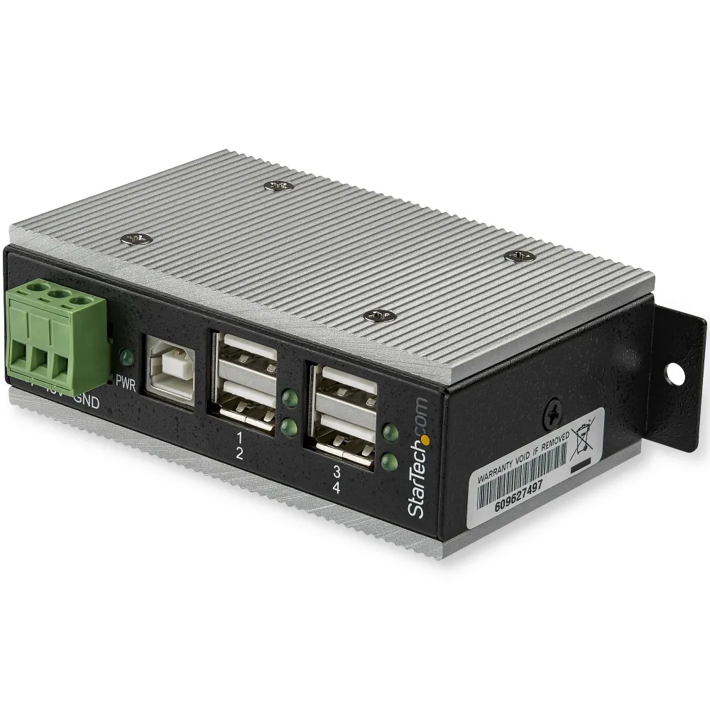 StarTech.com HB20A4AME hub-uri de interfață USB 2.0 Type-B 480 Mbit/s Negru StarTech.com - 1