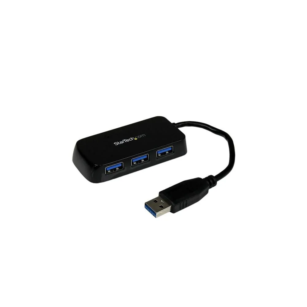 StarTech.com ST4300MINU3B hub-uri de interfață USB 3.2 Gen 1 (3.1 Gen 1) Type-A 5000 Mbit/s Negru StarTech.com - 1