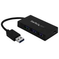 StarTech.com HB30A3A1CSFS hub-uri de interfață USB 3.2 Gen 1 (3.1 Gen 1) Type-A 5000 Mbit/s Negru StarTech.com - 1