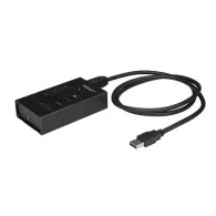 StarTech.com HB30A3A1CST hub-uri de interfață USB 3.2 Gen 1 (3.1 Gen 1) Type-B 5000 Mbit/s Negru StarTech.com - 1
