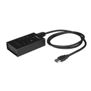 StarTech.com HB30A3A1CST hub-uri de interfață USB 3.2 Gen 1 (3.1 Gen 1) Type-B 5000 Mbit/s Negru StarTech.com - 1