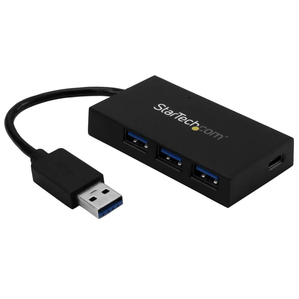 StarTech.com HB30A3A1CFB hub-uri de interfață USB 3.2 Gen 1 (3.1 Gen 1) Type-A 5000 Mbit/s Negru StarTech.com - 1