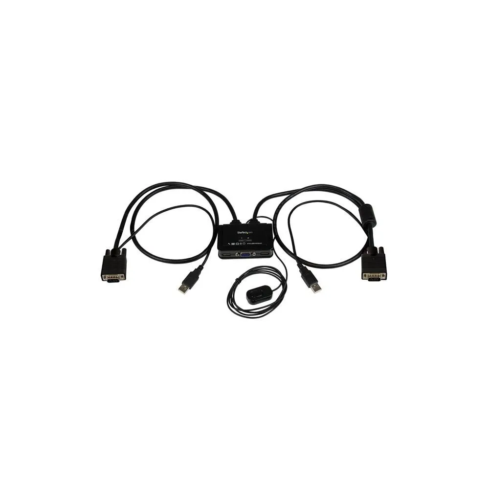 StarTech.com SV211USB switch-uri pentru tastatură, mouse și monitor (KVM) Negru StarTech.com - 1