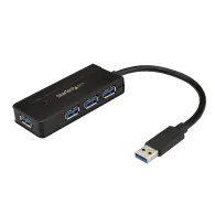 StarTech.com ST4300MINI hub-uri de interfață USB 3.2 Gen 1 (3.1 Gen 1) Type-A 5000 Mbit/s Negru StarTech.com - 1