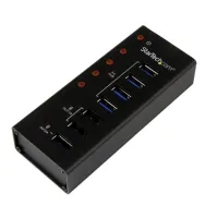 StarTech.com ST4300U3C3 hub-uri de interfață USB 3.2 Gen 1 (3.1 Gen 1) Type-B 5000 Mbit/s Negru StarTech.com - 1