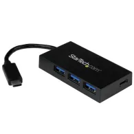 StarTech.com HB30C3A1CFB hub-uri de interfață USB 3.2 Gen 1 (3.1 Gen 1) Type-C 5000 Mbit/s Negru StarTech.com - 1