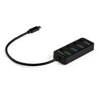 StarTech.com HB30C4AIB hub-uri de interfață USB 3.2 Gen 1 (3.1 Gen 1) Type-C 5000 Mbit/s Negru StarTech.com - 1