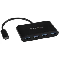 StarTech.com HB30C4AB hub-uri de interfață USB 3.2 Gen 1 (3.1 Gen 1) Type-C 5000 Mbit/s Negru StarTech.com - 1