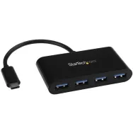 StarTech.com HB30C4AB hub-uri de interfață USB 3.2 Gen 1 (3.1 Gen 1) Type-C 5000 Mbit/s Negru StarTech.com - 1