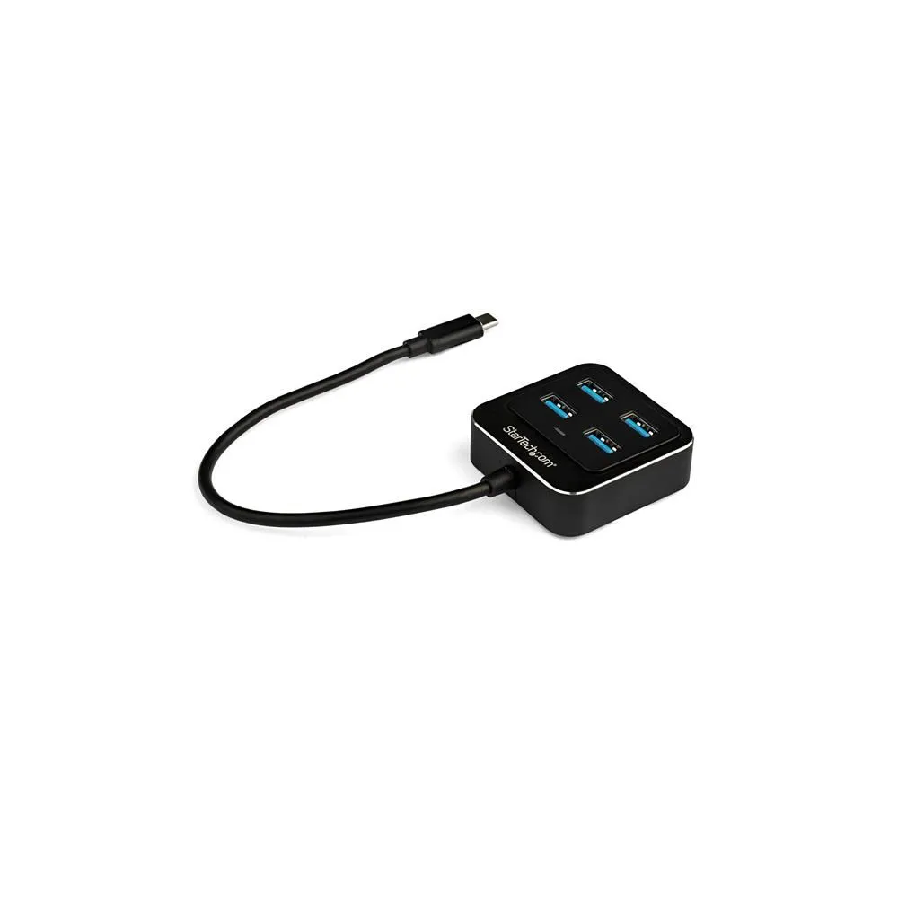 StarTech.com HB31C4AB hub-uri de interfață USB 3.2 Gen 2 (3.1 Gen 2) Type-C 10000 Mbit/s Negru StarTech.com - 1