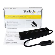 StarTech.com ST4300PBU3 hub-uri de interfață USB 3.2 Gen 1 (3.1 Gen 1) Type-A 5000 Mbit/s Negru StarTech.com - 4