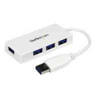 StarTech.com ST4300MINU3W hub-uri de interfață USB 3.2 Gen 1 (3.1 Gen 1) Type-A 5000 Mbit/s Alb StarTech.com - 1
