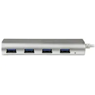 StarTech.com ST43004UA hub-uri de interfață USB 3.2 Gen 1 (3.1 Gen 1) Type-A 5000 Mbit/s Argint, Alb StarTech.com - 3