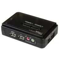 StarTech.com SV211KUSB switch-uri pentru tastatură, mouse și monitor (KVM) Negru StarTech.com - 1