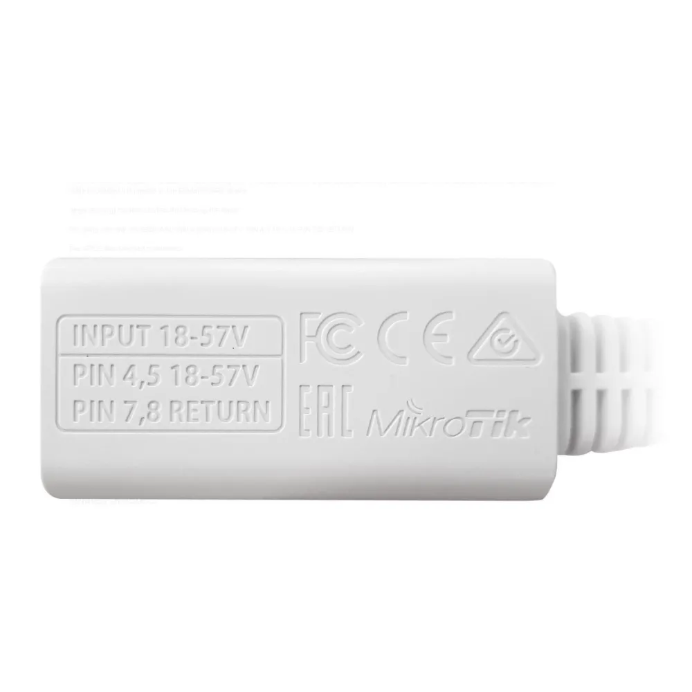 Mikrotik rbgpoe poe injector for gigabit lan products Mikrotik - 1