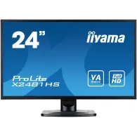 iiyama ProLite X2481HS-B1 LED display 59,9 cm (23.6") 1920 x 1080 Pixel Full HD Negru Iiyama - 1