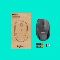 Logitech Customizable Mouse M705 mouse-uri Mâna dreaptă RF fără fir Optice 1000 DPI Logitech - 9