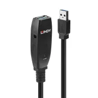 Lindy 43322 cabluri USB 15 m USB 3.2 Gen 1 (3.1 Gen 1) USB A Negru Lindy - 1
