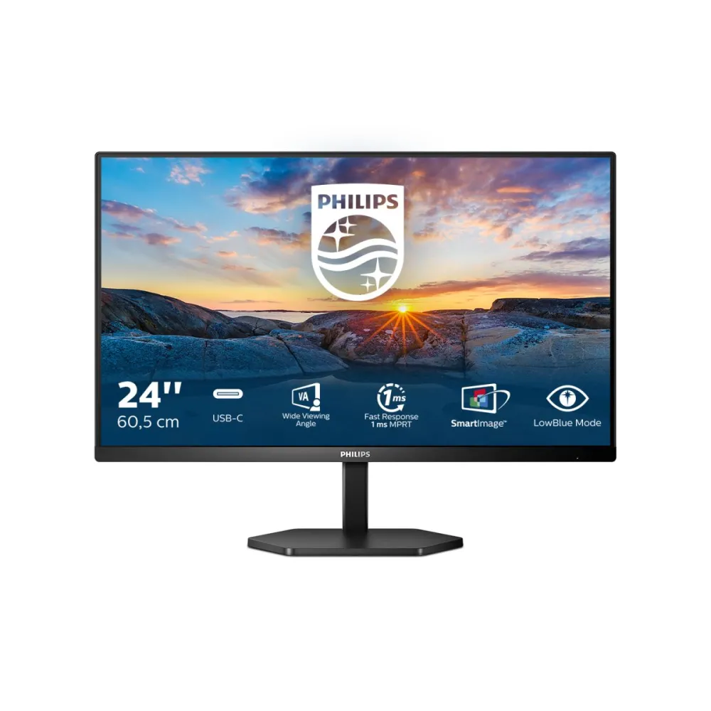 Philips 3000 series 24E1N3300A/00 LED display 60,5 cm (23.8") 1920 x 1080 Pixel Full HD Negru Philips - 1